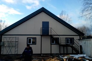 Работы, выполненные компанией Альянс - Магазин с офисным мансардным этажом