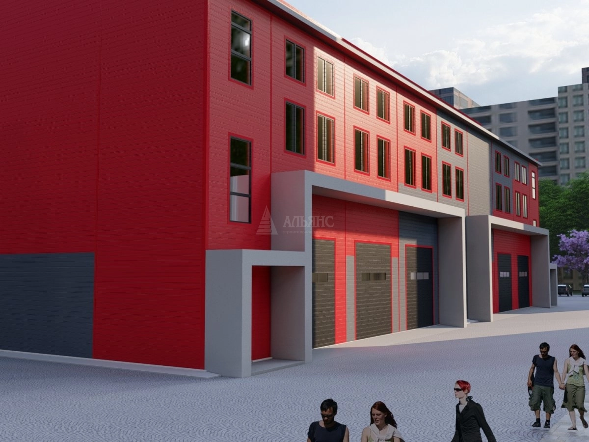 3D визуализация Склад-ангар из сэндвич-панелей - фото 3