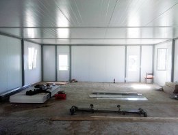 Магазин  в селе Айкино из сэндвич-панелей, построенная компанией Альянс - Магазин  в селе Айкино, с.Айкино, республика Коми